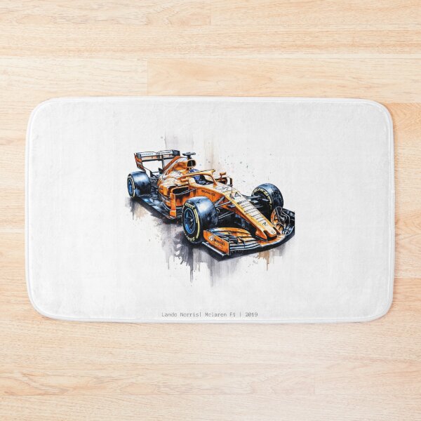 Item preview, Lando Norris 2019 Mclaren MCL34 F1 Watercolour Painting Print    designed and sold by PicTechNowArt.