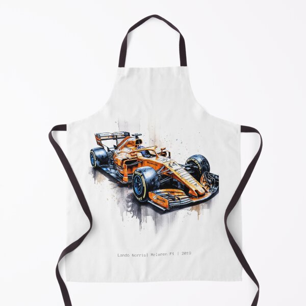 Item preview, Lando Norris 2019 Mclaren MCL34 F1 Watercolour Painting Print    designed and sold by PicTechNowArt.