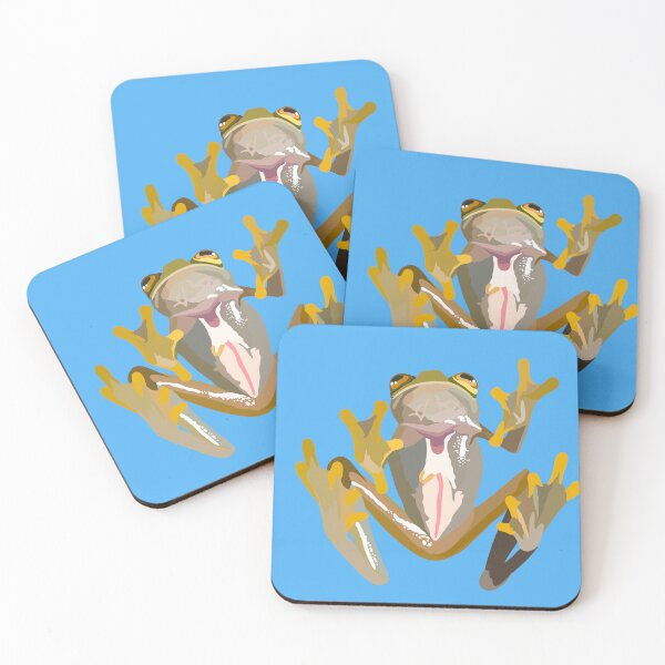Item preview, G is for Glass Frog ,Glass Frog – Transparent Tropical Amphibian Illustration designed and sold by PrettylittlepastelUk.
