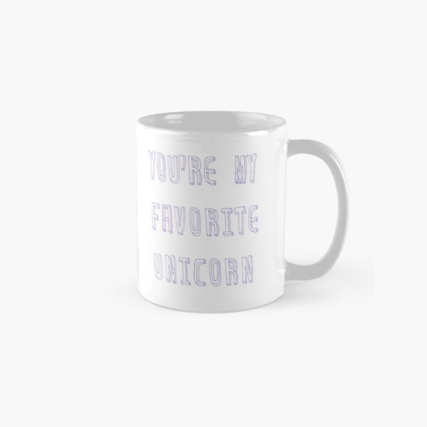 You're my Favorite Unicorn, Lavender Classic Mug