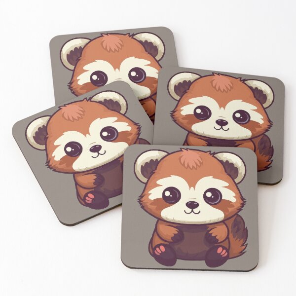 Aperçu de l'œuvre Joli bébé panda rouge créée et vendue par TheLovelyPets.