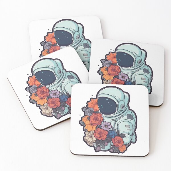 Item preview, Astronaut Flowers designed and sold by Zoondertt.