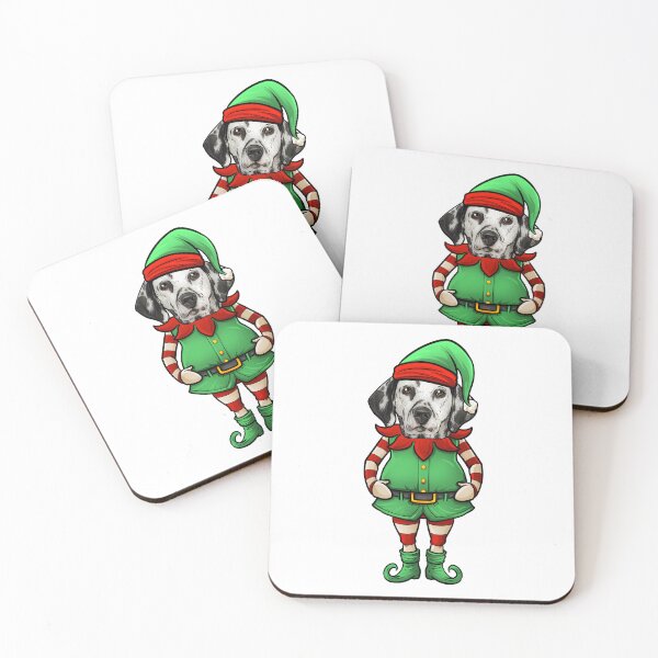 Item preview, Dalmatian Christmas Elf designed and sold by whyitsme.