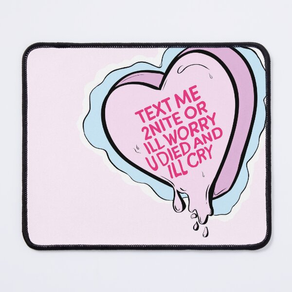Item preview, Anxious Thoughts Conversation Hearts- Pls text me designed and sold by StateOfDaisy.