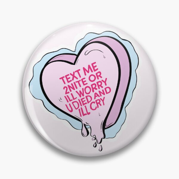 Item preview, Anxious Thoughts Conversation Hearts- Pls text me designed and sold by StateOfDaisy.