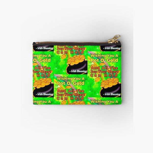 Item preview, Irish Blessing - Wishing You A Pot O’ Gold And All The Joy Your Heart Can Hold designed and sold by IrishProverbs.