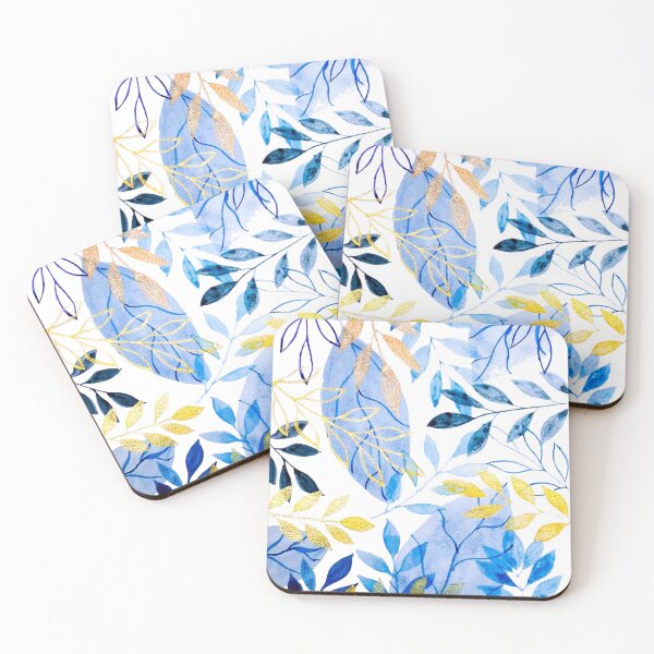 Item preview, Blue and Gold Plants designed and sold by coolturart.