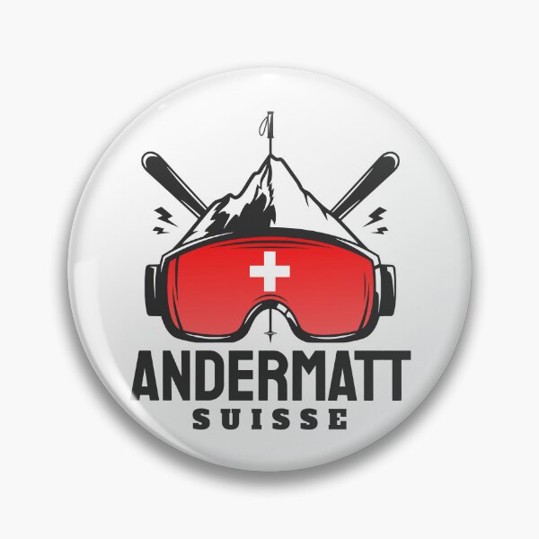 Item preview, Andermatt Switzerland Ski Resort Skiing Souvenir designed and sold by JackCurtis1991.