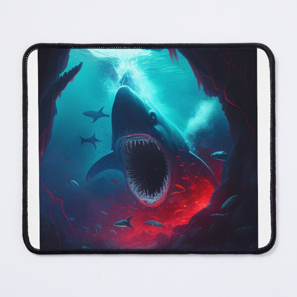 Item preview, Megalodon in the depths of the endless ocean designed and sold by Krystmiks.