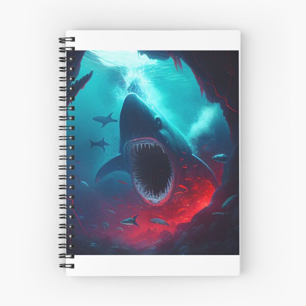 Item preview, Megalodon in the depths of the endless ocean designed and sold by Krystmiks.