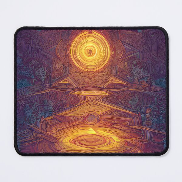 Item preview, Vibrant Deep Colored Psychedelic Psytrance Symmetrical Abstract - Magenta, Blue, Violet, Orange designed and sold by TalosInitiative.