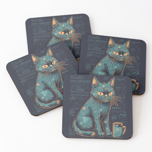 Item preview, Cat code coffee designed and sold by Quiki.