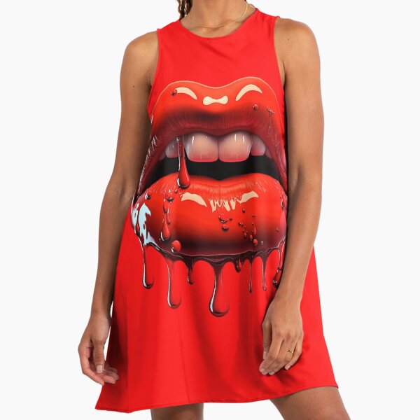 Drip Sexy Lips Dresses for Sale | Redbubble Drip Sexy Lips Dresses for Sale | Redbubble