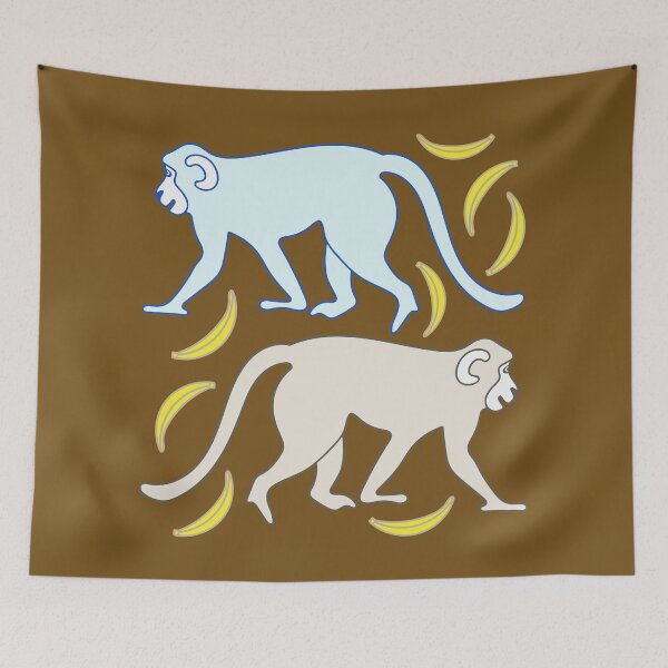 Item preview, GO BANANAS! CHIMPANZEE MONKEYS - UnBlink Studio by Jackie Tahara designed and sold by Jackie Tahara of UnBlink Studio.