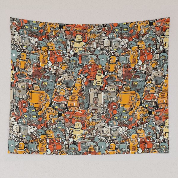 Item preview, Robo-Party-Montage designed and sold by Fox in Shades.