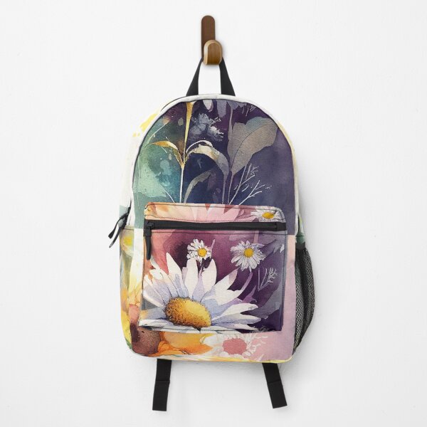 Item preview, Sunflower and daisy Flower collection #11 watercolor designed and sold by LollyShineART.