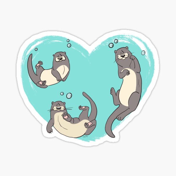 Artikel-Vorschau von Schwimmende Flussotter, designt und verkauft von ArtByShaleah.