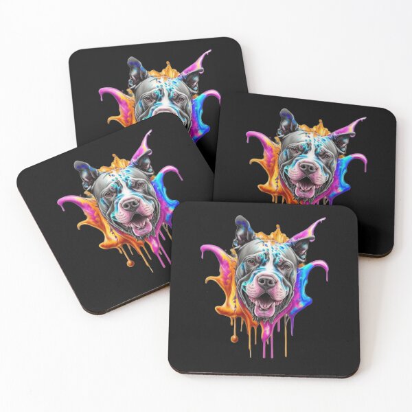 Item preview, Fantastical Roaring American Bully Splash Art - Intricately Detailed in 8K Resolution designed and sold by MediaPOX.