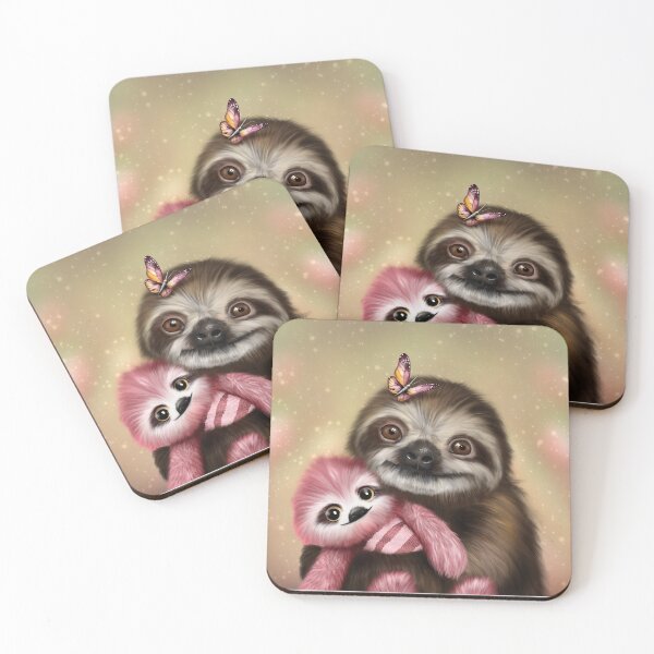 Item preview, Sloths cuddles designed and sold by SharPeiArt.