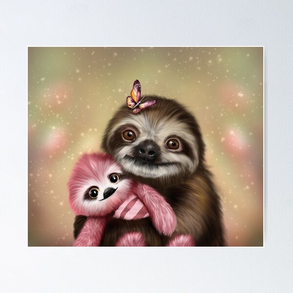 Item preview, Sloths cuddles designed and sold by SharPeiArt.