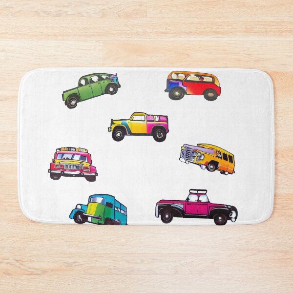 Item preview, Sticker pack of 7 old color cars designed and sold by JaroDesign2023.