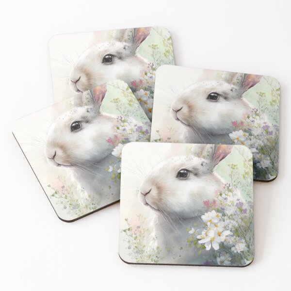 Item preview, Rabbit with Flowers 1 designed and sold by BilgePaksoylu.