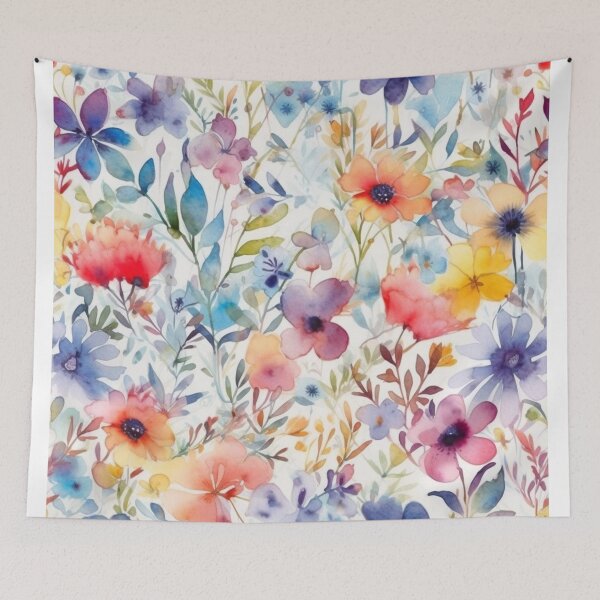 Item preview, Spring Flowers Watercolour Design 3 designed and sold by Nick-English.