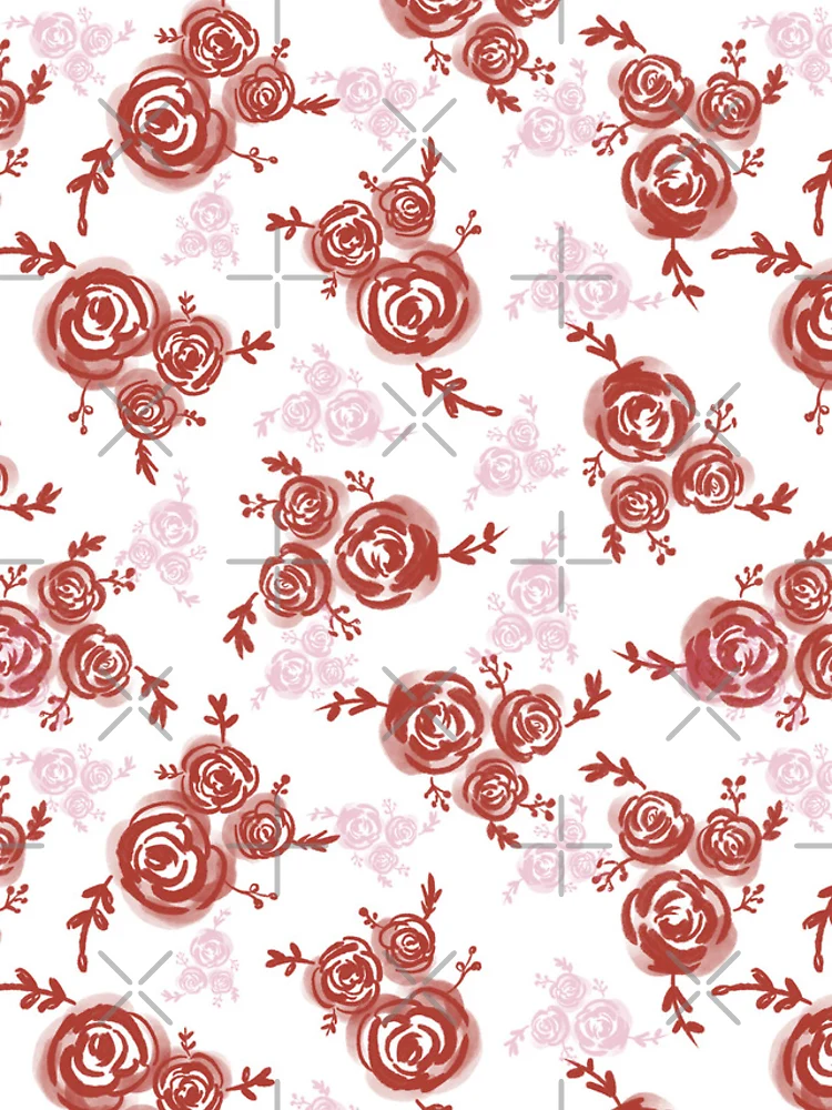 Thumbnail 4 of 4, iPhone Case, Red Roses pattern designed and sold by Anis Illustration.