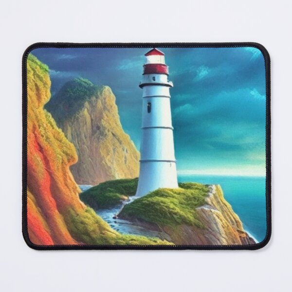 Item preview, Dramatic Lighthouse Seascape designed and sold by Pretty-Bird.