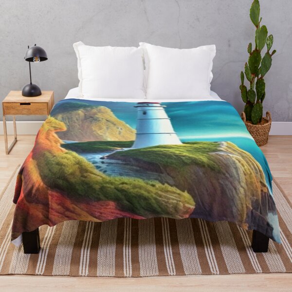 Item preview, Dramatic Lighthouse Seascape designed and sold by Pretty-Bird.