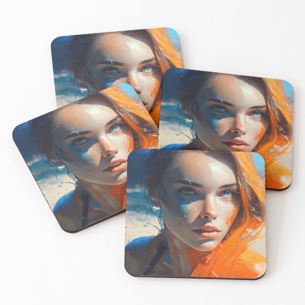 Item preview, Orange Blue Beauty designed and sold by AxeWave.