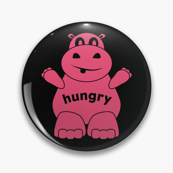 Item preview, Pink Hungry Hippo Shirt and Sticker designed and sold by EndFlight.