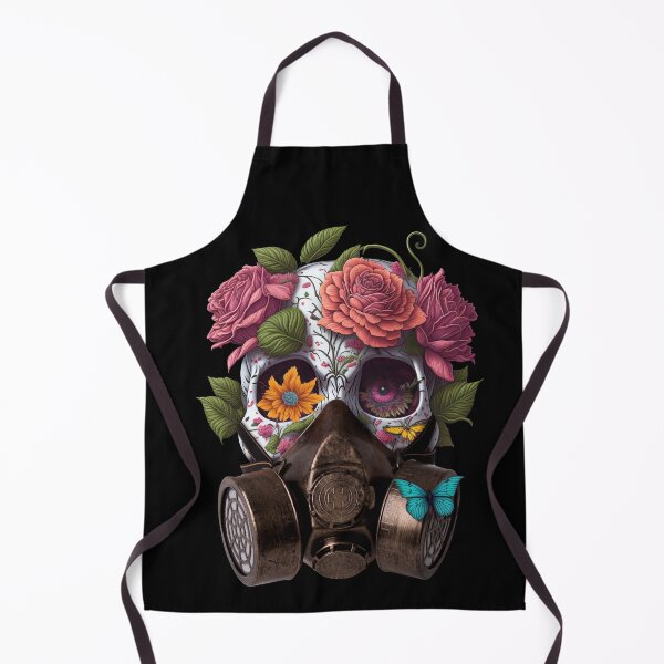 Item preview, Funny Sugar Candy Skull With Flowers designed and sold by allovervintage.