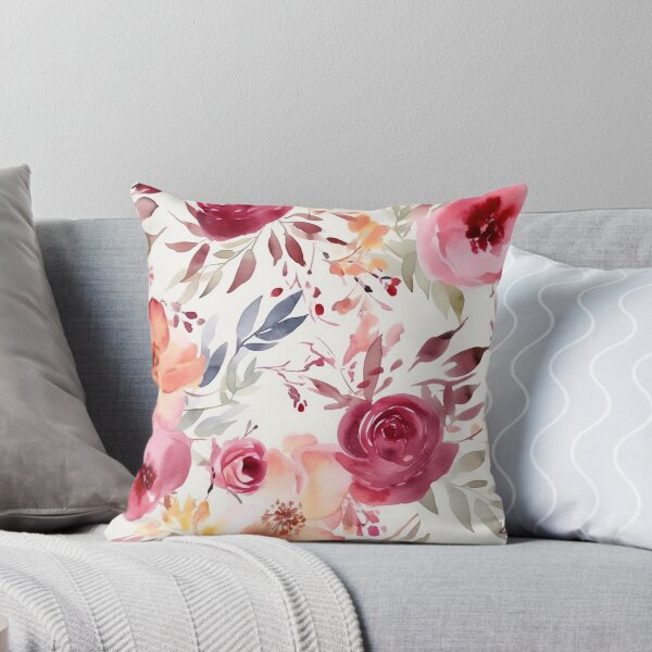 Item preview, wedding flowers red pattern designed and sold by PolarInk.