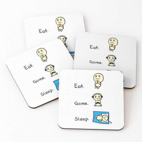 Item preview, Gamer’s Daily Schedule designed and sold by BubbleFluffCo.