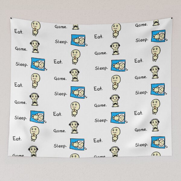 Item preview, Gamer’s Daily Schedule designed and sold by BubbleFluffCo.