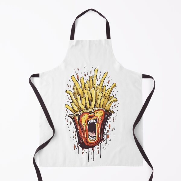 Item preview, Cry About the Pain of French Fries - Whimsical and Amusing Food Design designed and sold by Iryna Servetnyk.