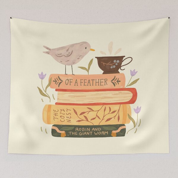 Item preview, Bird's Book Stack designed and sold by ohjessmarie.