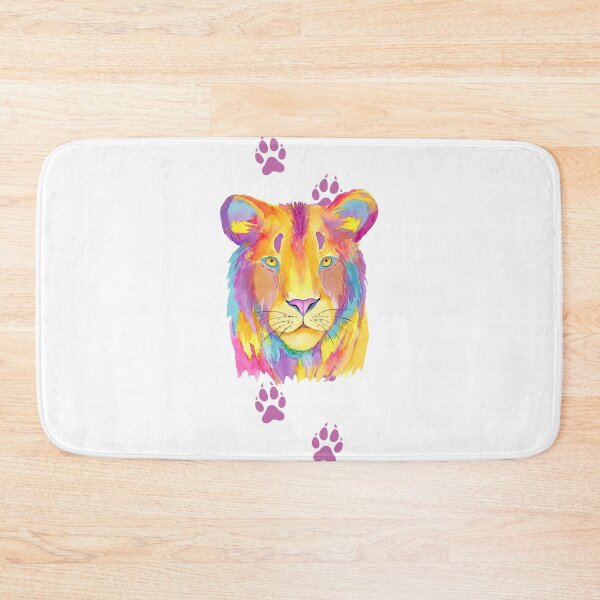 Item preview, Lion head and paws with watercolors designed and sold by Mike Notis.