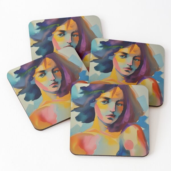 Aperçu de l'œuvre Watercolor woman portrait créée et vendue par brandway.