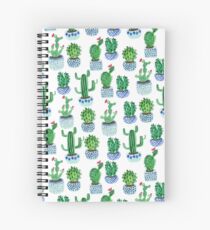 Cactus in watercolor Spiral Notebook