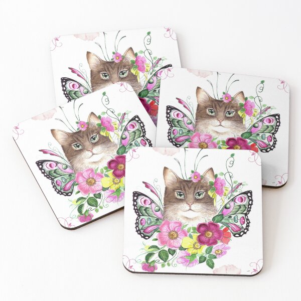 Item preview, Wildrose fairy kitty cat kitten designed and sold by Gabriella  Szabo.