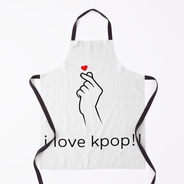 Item preview, I love K-pop! (In English) with hand-heart (High Quality) designed and sold by mezhan.