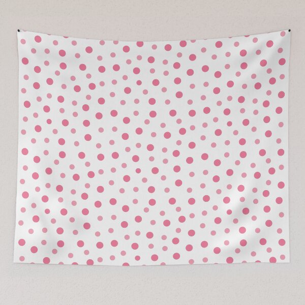 Artikelvorschau, Polka Dots Rosa und Weiß gepunktetes Muster entworfen und verkauft von SoccaTamam.