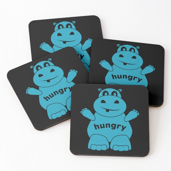 Item preview, Blue Hungry Hippo Shirt and Sticker designed and sold by EndFlight.