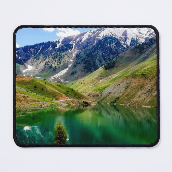 Item preview, Heavenly Green Lake in Lush Mountains designed and sold by TaloeSahar.