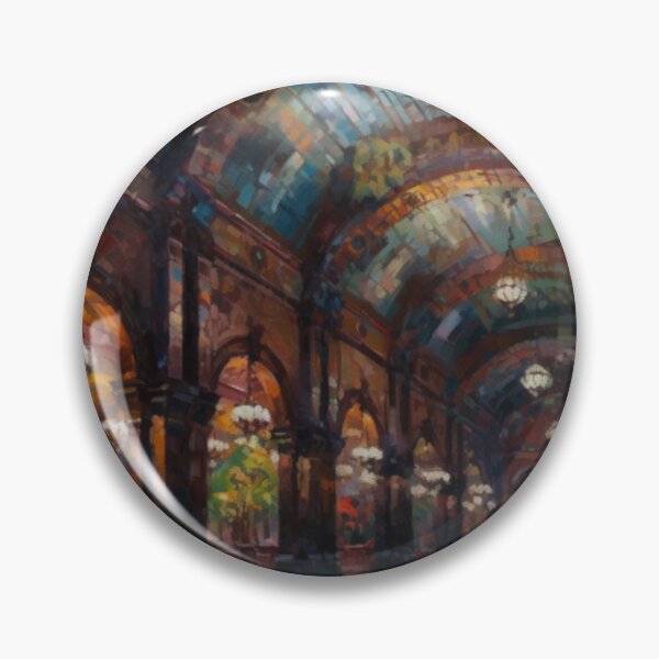 Item preview, Shivaji's Terminal, Painted in Cezanne's Style designed and sold by Studio-Canvas.