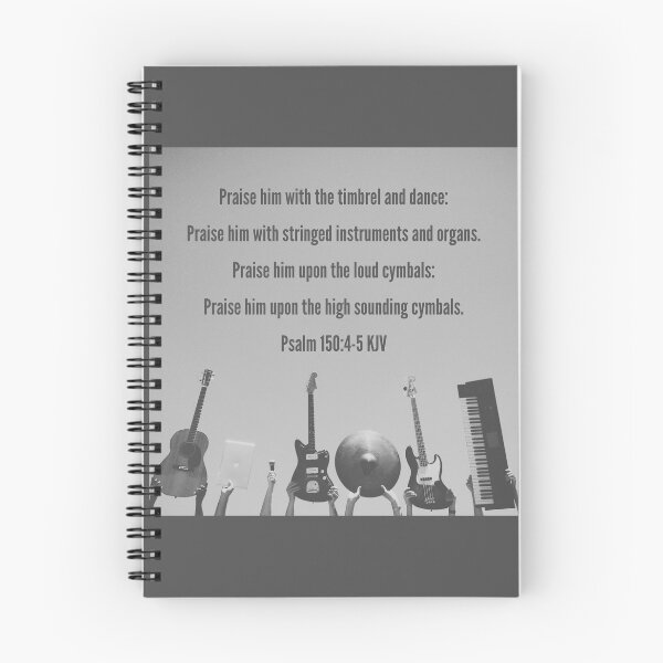 Item preview, Psalm 150 4-5 King James Version Bible Verse designed and sold by Caregiverology.