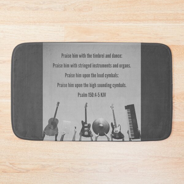 Item preview, Psalm 150 4-5 King James Version Bible Verse designed and sold by Caregiverology.