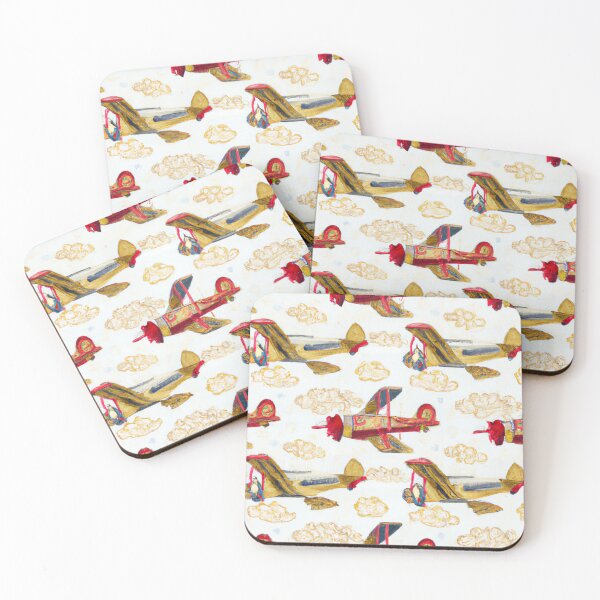 Item preview, Old School Flyer: Yellow Plane Pattern designed and sold by EGeorgia2498.